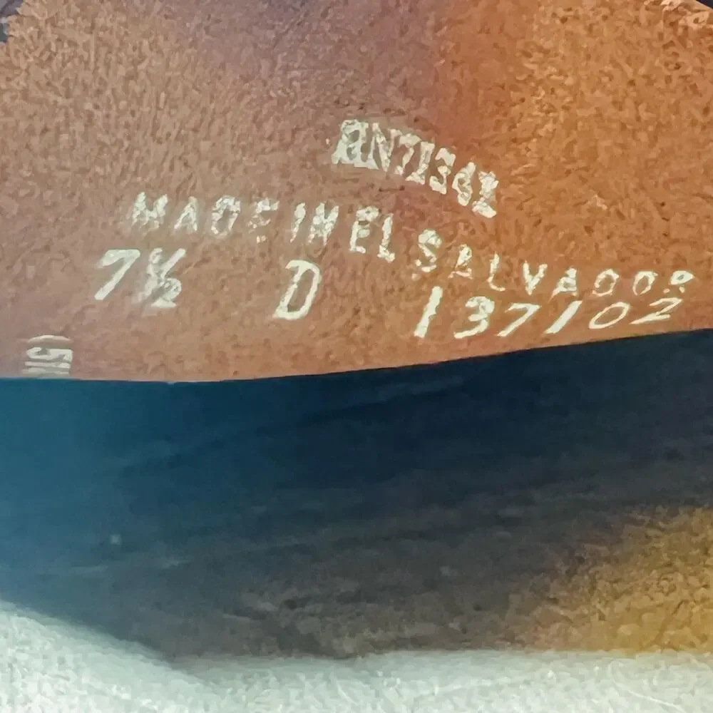 LL Bean Shoes Mens 7.5 Brown Leather Boat Moc Toe Vintage Casual Nautical
